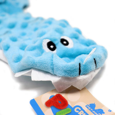 Crinkle Flat Plush Animals Dog Toy