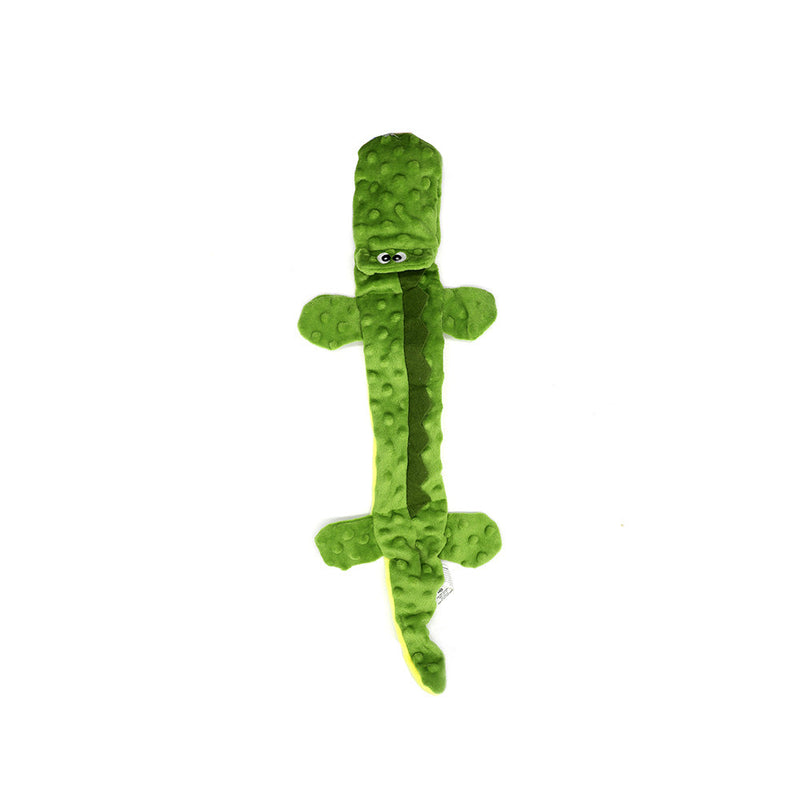 Crinkle Flat Plush Animals Dog Toy