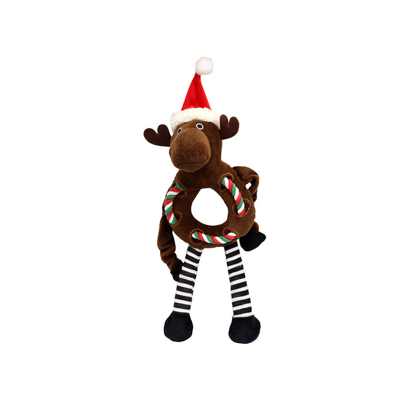 Christmas Pet Rope & Plush Toy