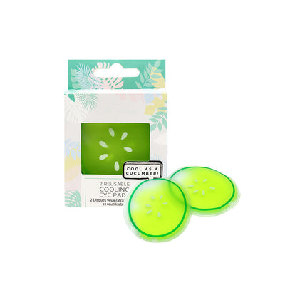 Reusable Cooling Eye Pads Cucumber 2 Pads