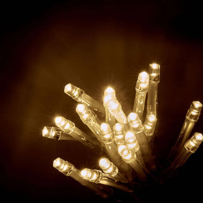 20 Warm White Indoor String Lights with Clear Cable 2.2M