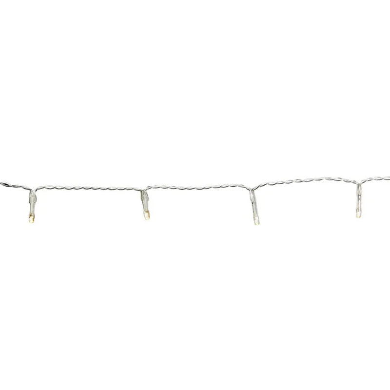 20 Warm White Indoor String Lights with Clear Cable 2.2M
