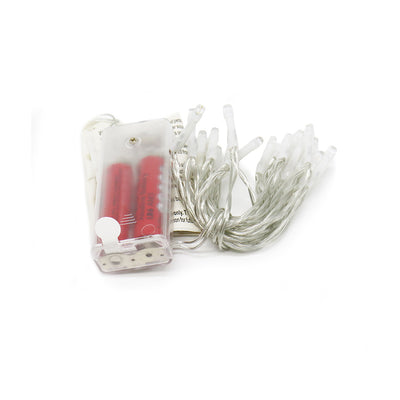 20 Warm White Indoor String Lights with Clear Cable 2.2M