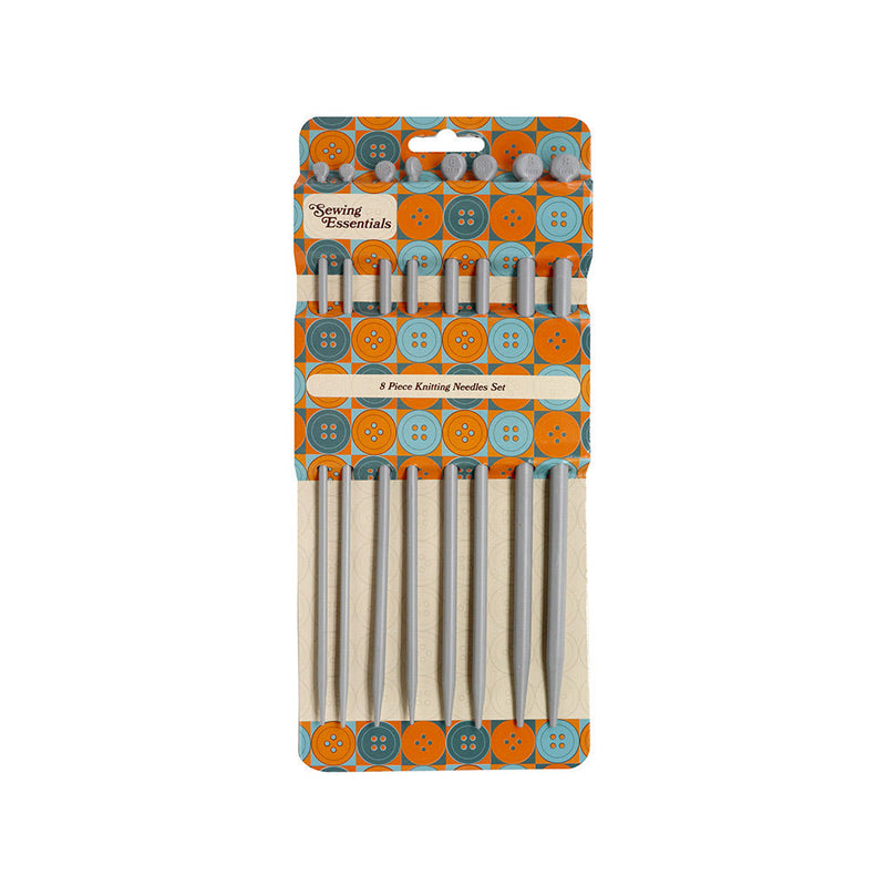 8 Piece Knitting Needles Set