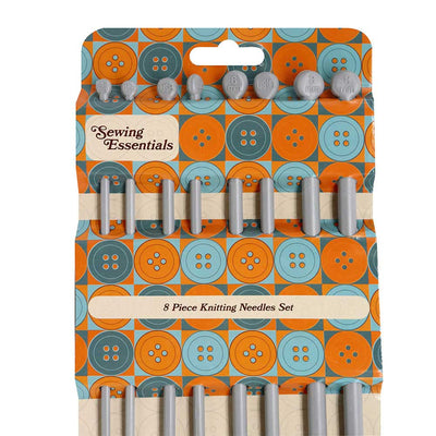8 Piece Knitting Needles Set