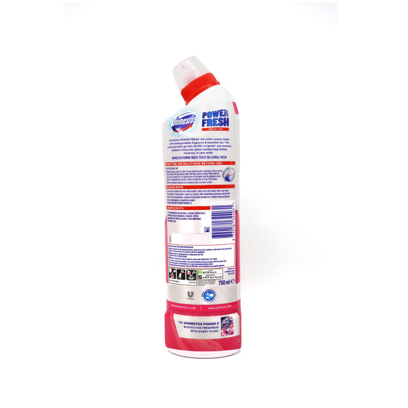 Domestos Power Fresh Toilet Gel Floral Fresh 750ML