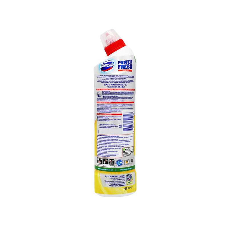 Domestos Power Fresh Toilet Gel Lime Fresh 750ML