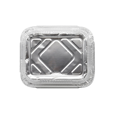 Foil Food Container With Lid Medium 8Pack
