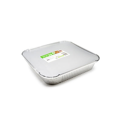 Foil Food Container With Lid Extra Large 2Pack