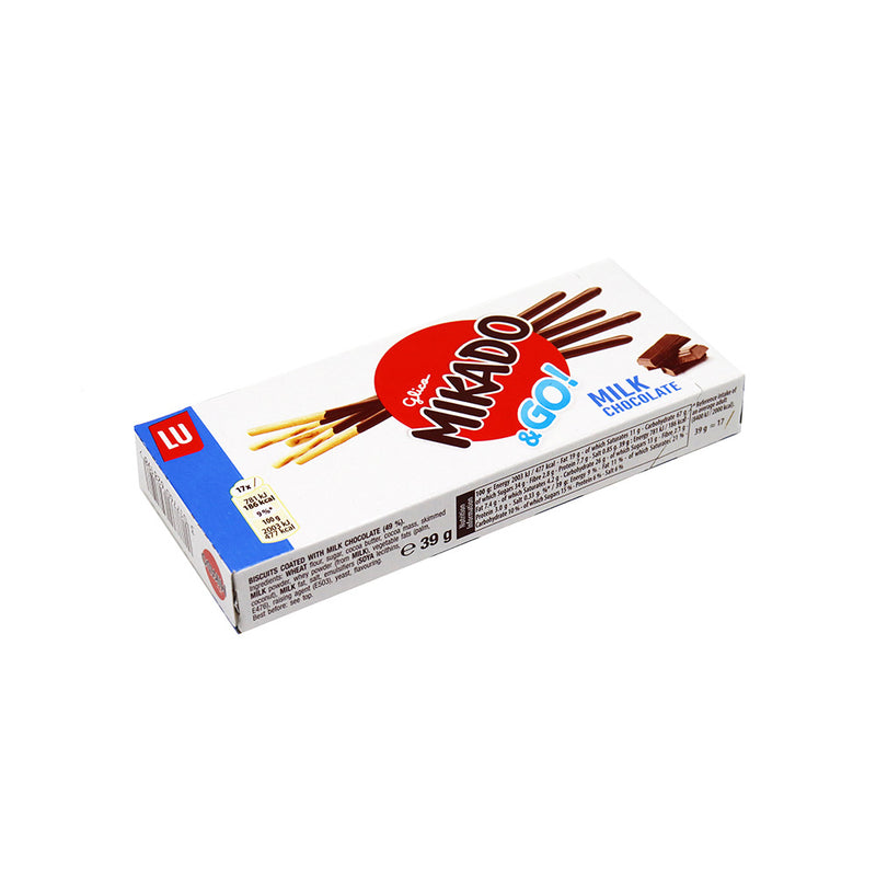 Mikado & Go Milk Chocolate Biscuits 39g x6Pack