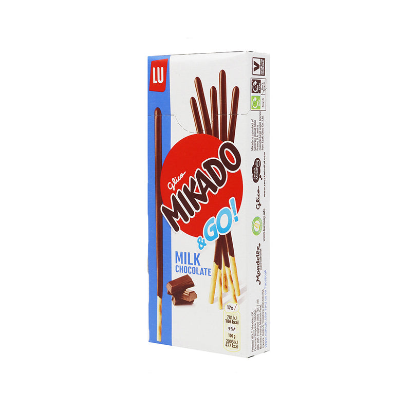 Mikado & Go Milk Chocolate Biscuits 39g x6Pack