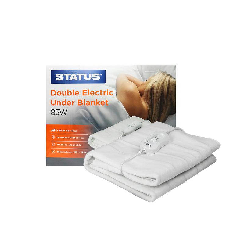 Status Double Electric Blanket 85W 3 Heat Setting