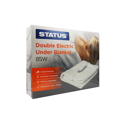 Status Double Electric Blanket 85W 3 Heat Setting