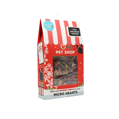 I Love My Pets Shop Dog Training Treats Micro Hearts 175g