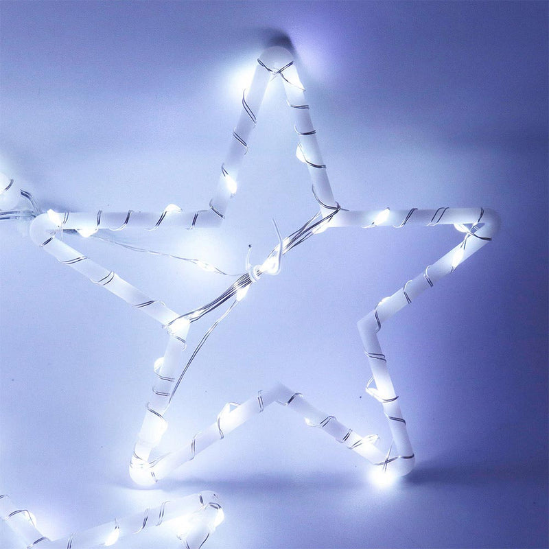 Noma Star Curtain Lights 308 White LED