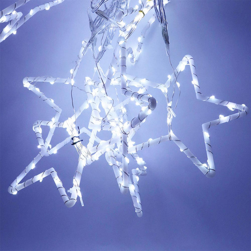 Noma Star Curtain Lights 308 White LED