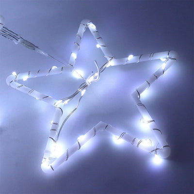 Noma Star Curtain Lights 308 White LED