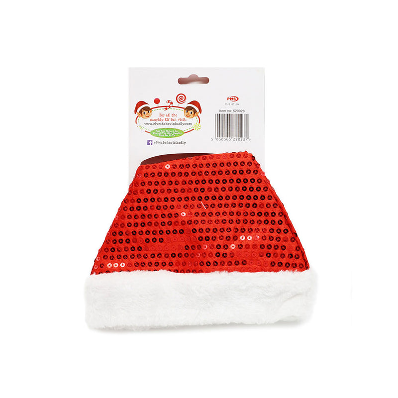 Deluxe Sequined Baby Elf Hat With Embroidery