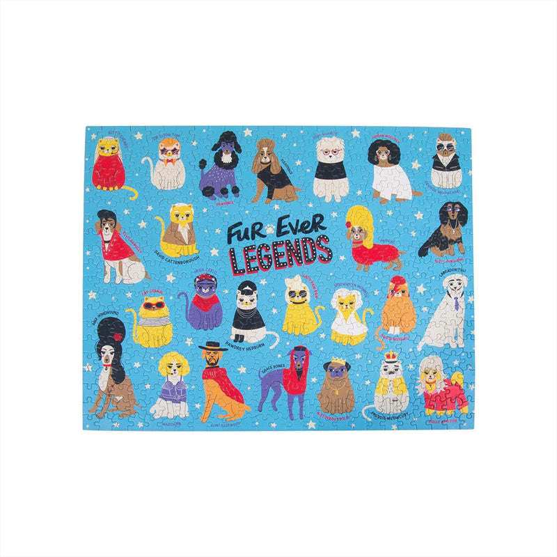 Fur Ever Legends Celebrity Cats & Dogs Themed Jigsaw Puzzle