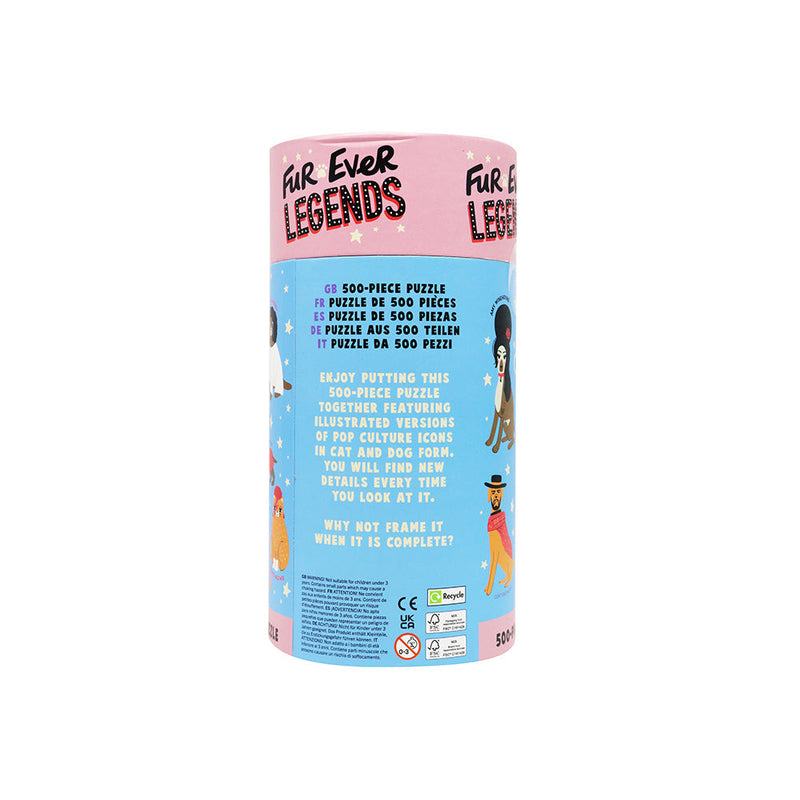 Fur Ever Legends Celebrity Cats & Dogs Themed Jigsaw Puzzle