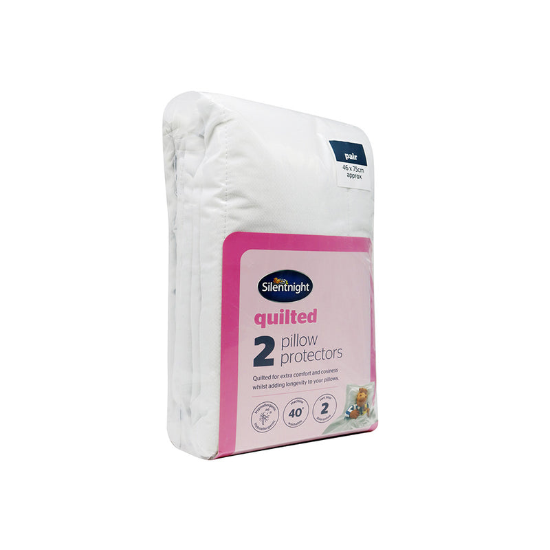 Silentnight Quilted Pillow Protector Pair