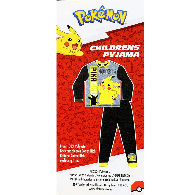 Boys Pokemon Pyjama 5-6Years