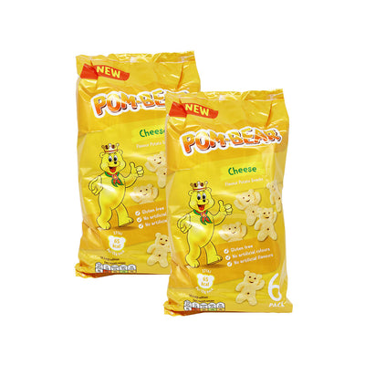 Pom Bear Cheese Multipack Crisps 6x13g