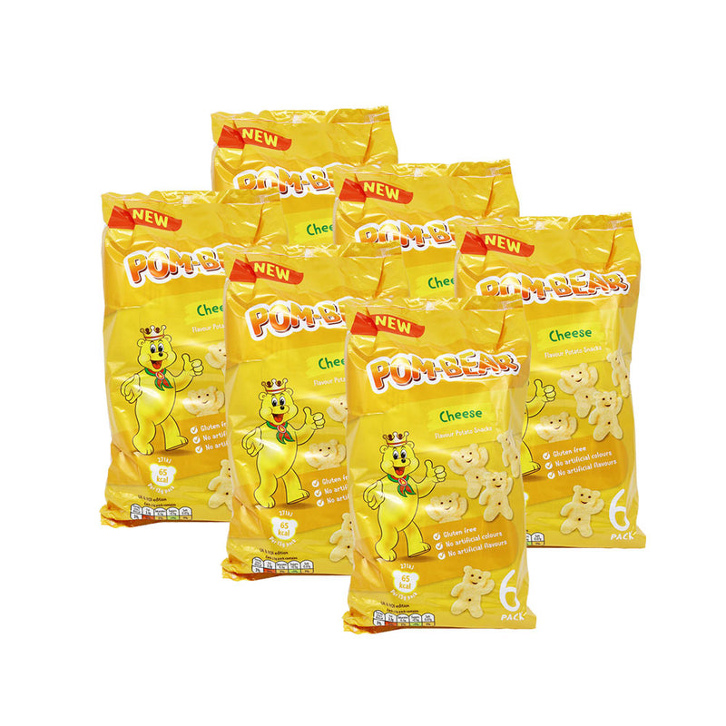 Pom Bear Cheese Multipack Crisps 6x13g