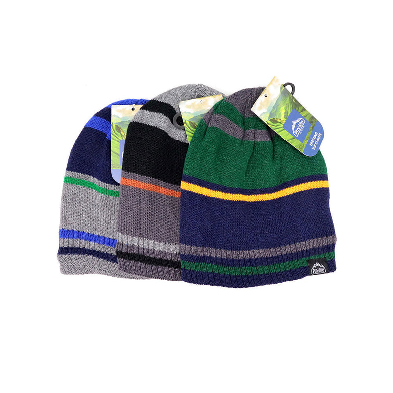 Boys Prohike Striped Knitted Hat 1Pack