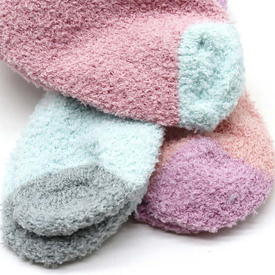 Ladies Snuggle Toes Cosy Socks 3Pack Size 4-8 Design 2