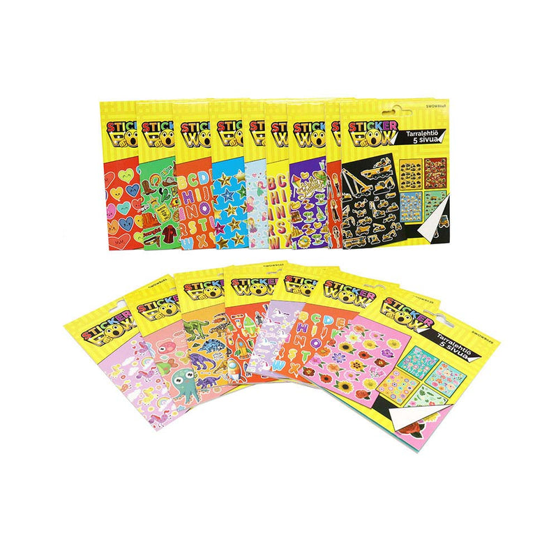 Sticker Pow - 5 Page Yellow