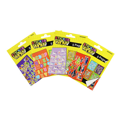 Sticker Pow - 5 Page Yellow