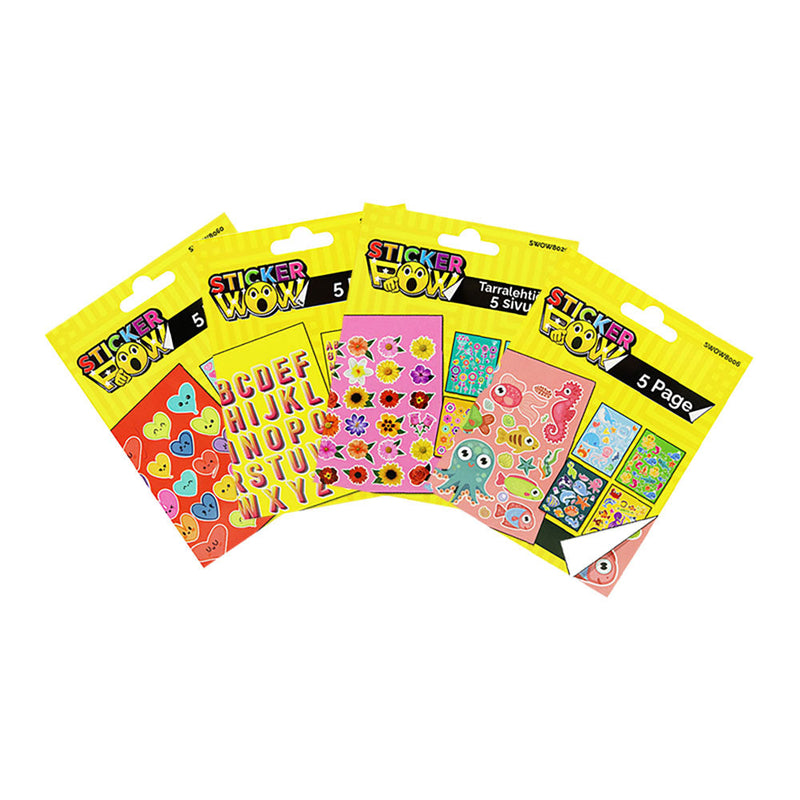 Sticker Pow - 5 Page Yellow
