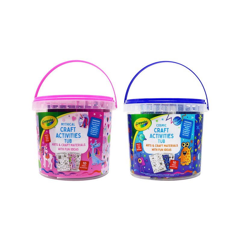 Crayola Mythical & Cosmic Craft Activities Tubs