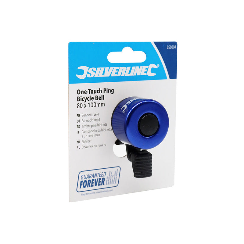 One-Touch Ping Bicycle Bell 80 x 100mm