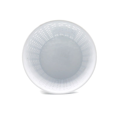 Curver Round Plastic Storage Organiser White 14cm x 14cm