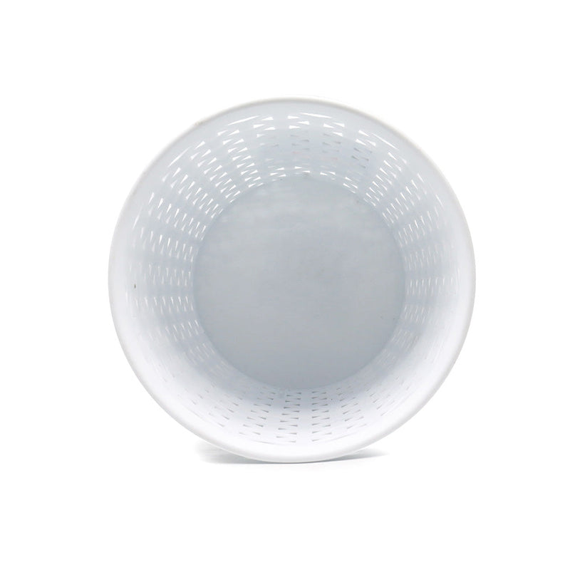 Curver Round Plastic Storage Organiser White 14cm x 14cm