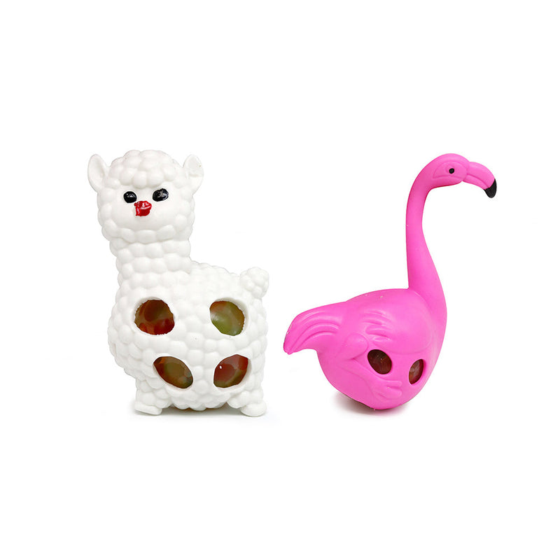 Cutiekins Lllama & Flamingo Squish Toy