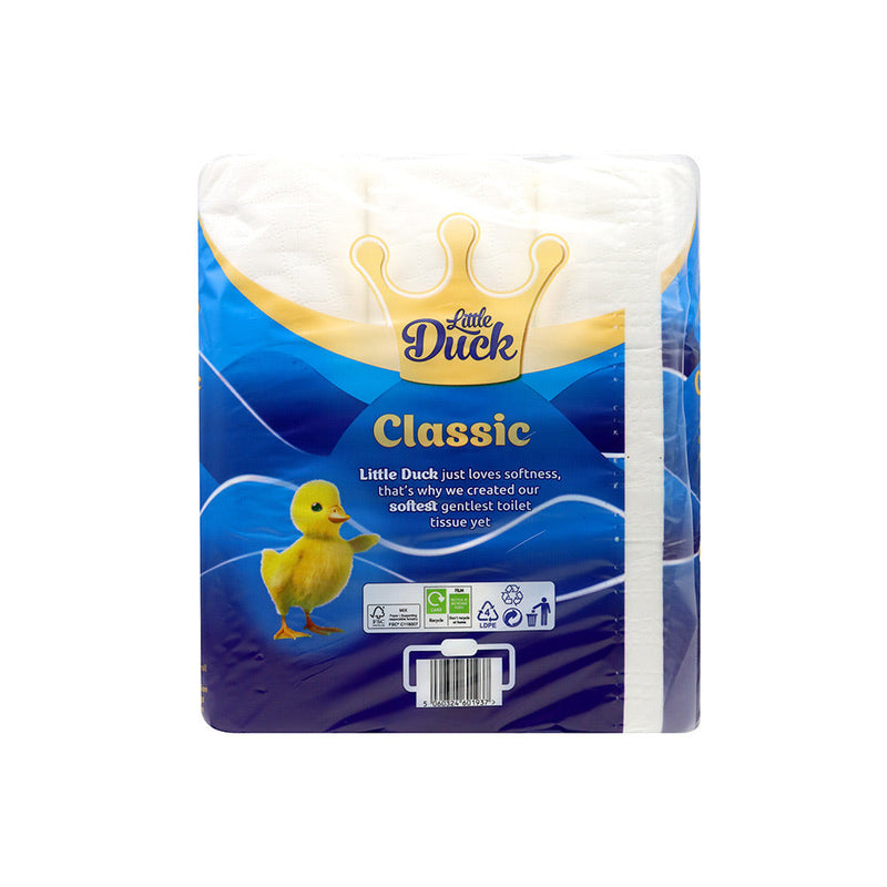Little Duck Classic Luxury White Toilet Tissue 3Ply 9PK