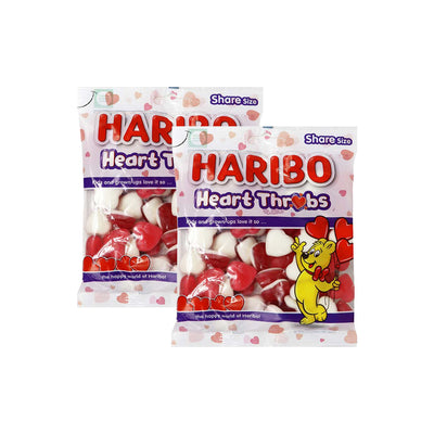 Haribo Heart Throbs Sweets Sharing Bag 160g