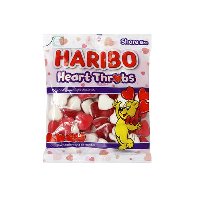 Haribo Heart Throbs Sweets Sharing Bag 160g