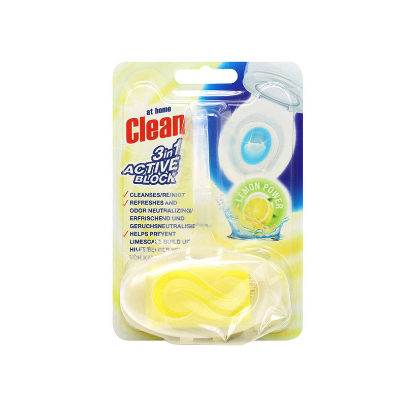 At Home Clean Toilet Block Lemon Power