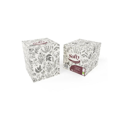 Softy Cosmetic Facial Cube Tissues 3ply