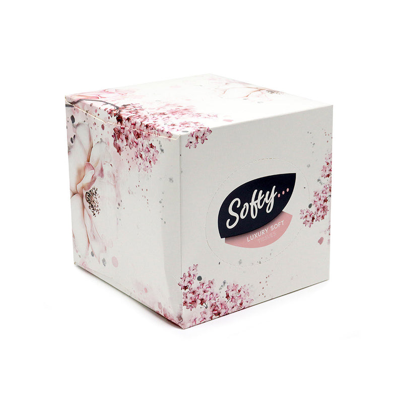 Softy Cosmetic Facial Cube Tissues 3ply