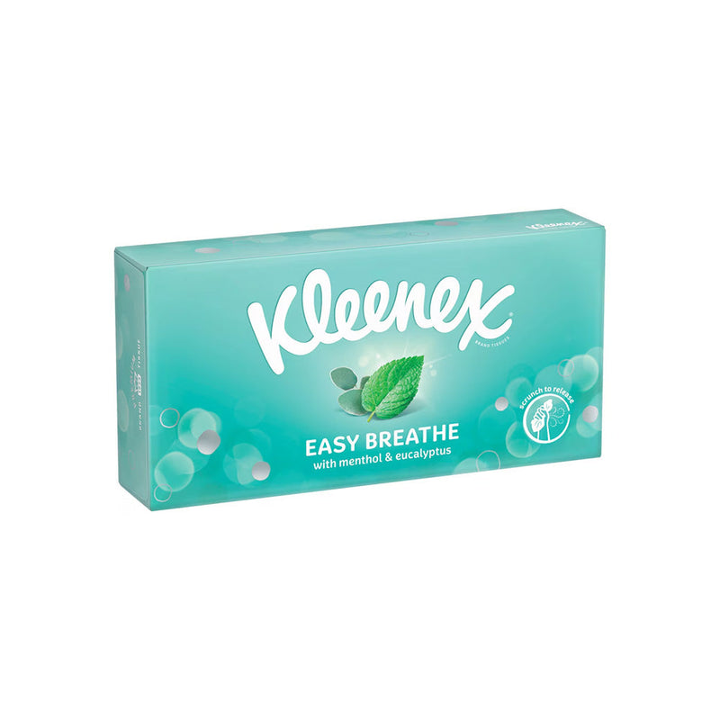 Kleenex Easy Breathe Tissues with Menthol and Eucalyptus