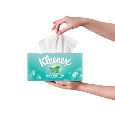 Kleenex Easy Breathe Tissues with Menthol and Eucalyptus