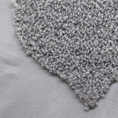 Light Grey Tufted Heart Duvet Set 3PCS King Size