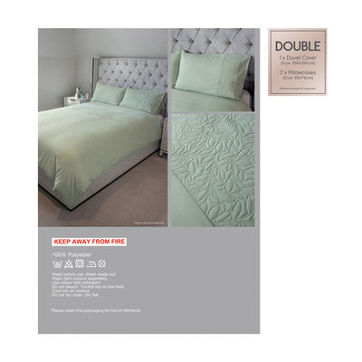 Pinsonic Lime Duvet Set 3PCS Double Size