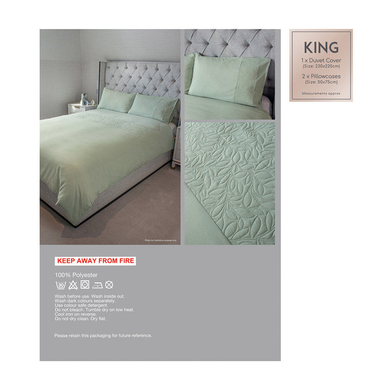 Pinsonic Lime Duvet Set 3PCS King Size