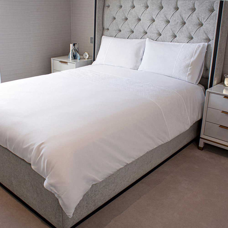 Pinsonic White Duvet Set 3PCS King Size